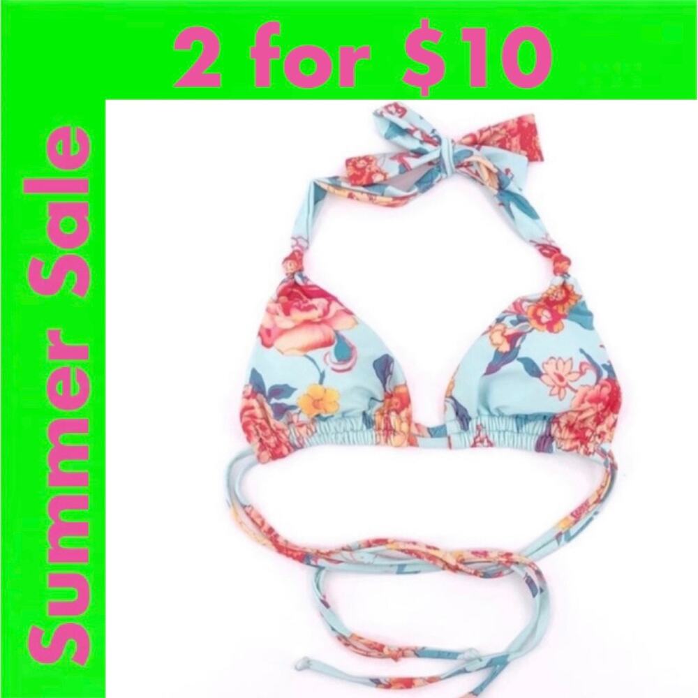 Gianni Bini floral bikini top SALE